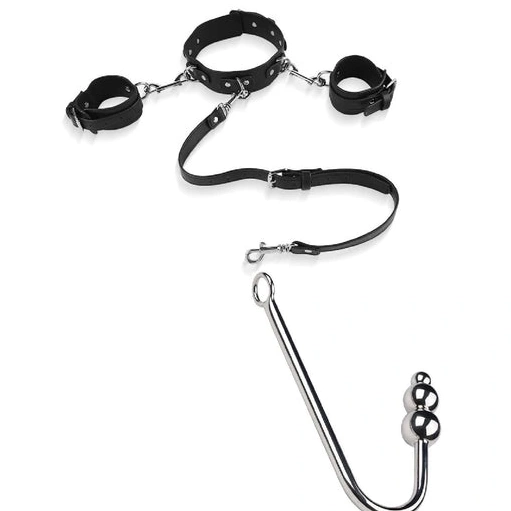 Hook Elegant Beaded with Collar Cuffs and 5334 Anal 0830